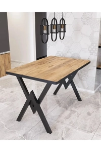 80x140 Alara Mutfak Masası Yemek Masası Balkon Masası Cafe Masası 6